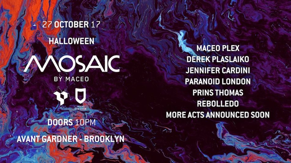 Maceo Plex books Derek Plaslaiko, Prins Thomas for Halloween show in