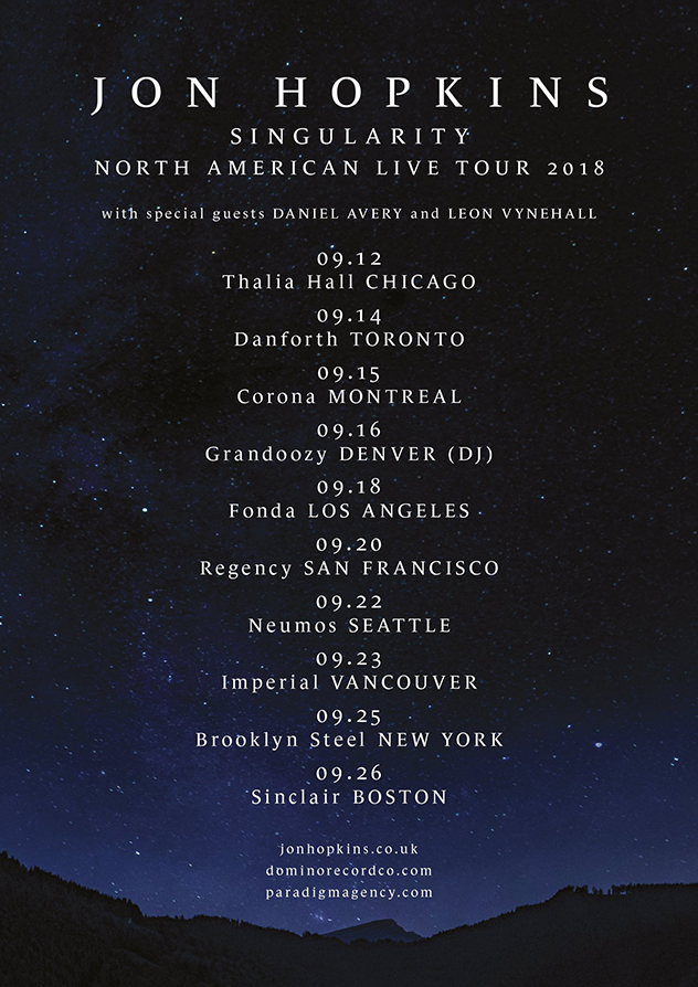 jon hopkins tour