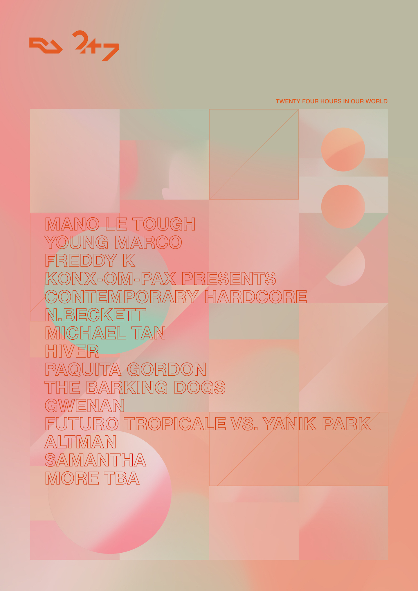 Resident Advisor reveals lineup for 24/7 Milan · News RA