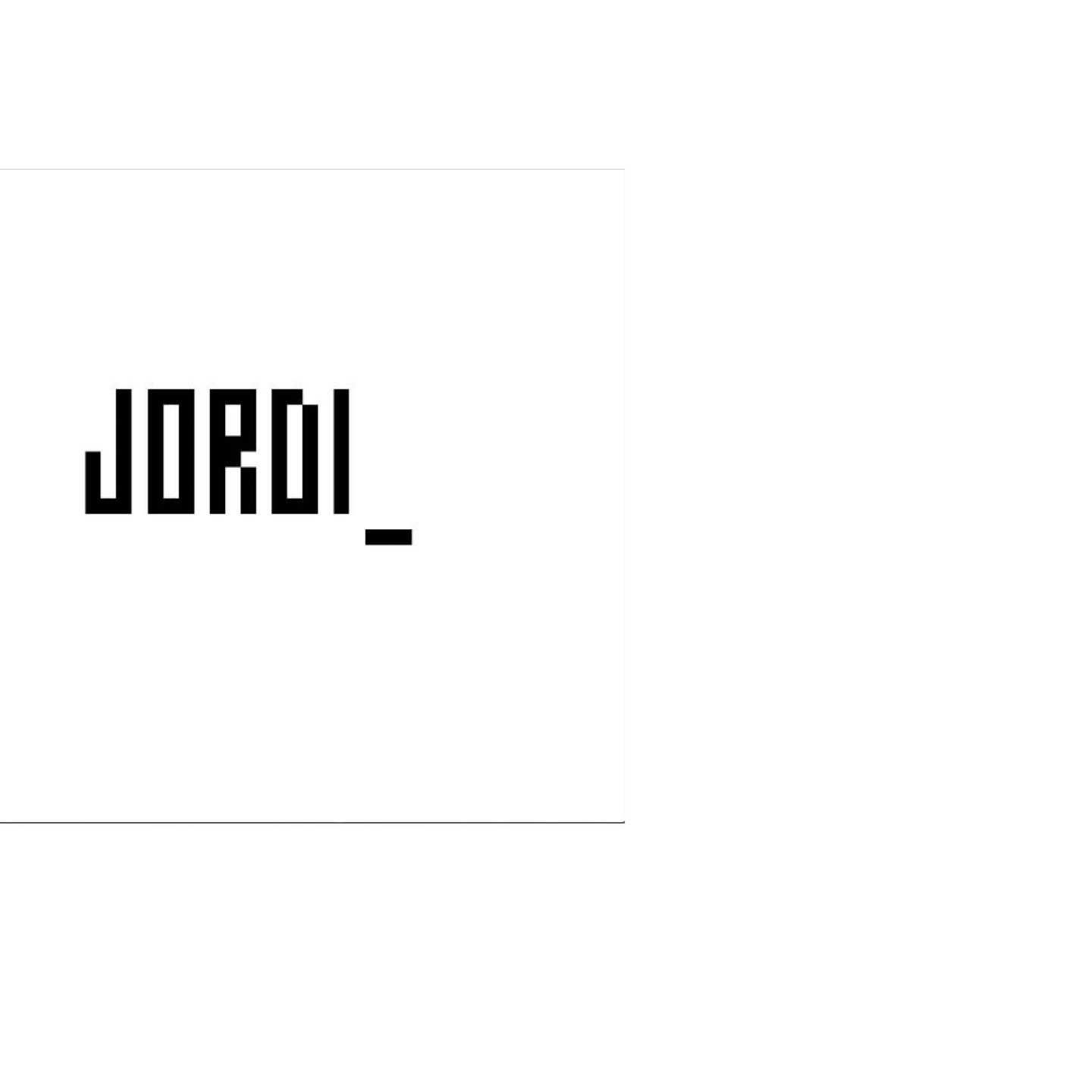 JORDI_ · Artist Profile